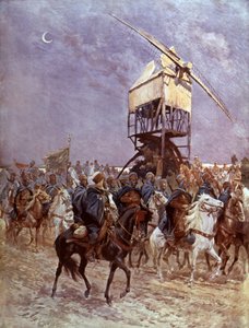 Marokkanske soldater i den franske kolonihæren som kjemper i Flandres av Georges Bertin Scott