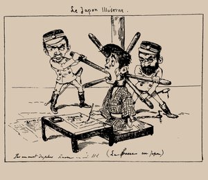 Le Japon illudere The Press in Japan, 1887. av Georges Bigot