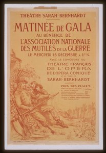 Gallamorgen til fordel for National Association of War Crippled Sarah Bernhardt Theatre av Georges Clairin