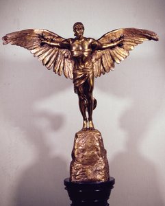 Erobringen av luften (bronse) av Georges Colin