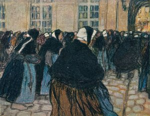 Return to the Hospice De La Salpetriere, c1911