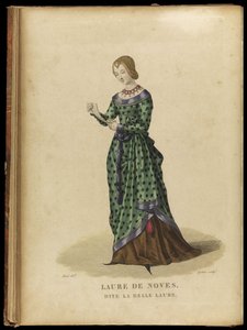Laura de Noves 1310-1348, slutten av 1700-tallet.