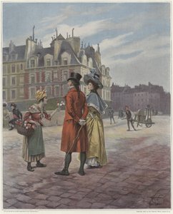 Blomsterselger i Pont-Neuf
