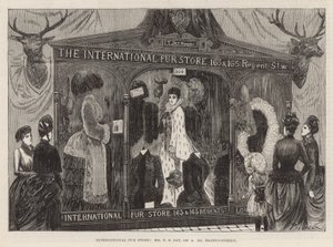 The International Health Exhibition: Internasjonal pelsbutikk