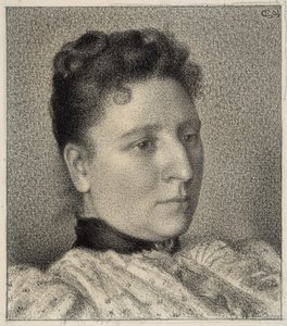 Portrait of Anna Boch av Georges Lemmen