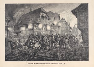 Anklagen for den niende kuirassier, landsbyen Morsbronn, 6. august 1870, 1874-1900. av Georges Léon Alfred Perrichon