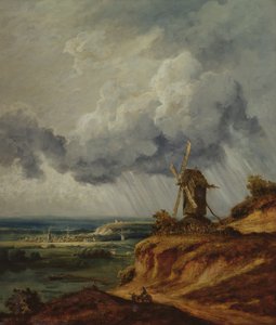 Vindmøllen i Argenteuil, ca. 1830