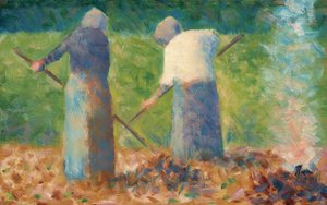 Hømakere i Montfermeil, ca. 1882. av Georges Pierre Seurat
