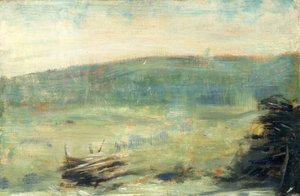 Landskap ved Saint-Ouen, 1878 eller 1879. av Georges Pierre Seurat