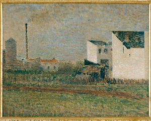 Forsteder (maleri på lerret) av Georges Pierre Seurat