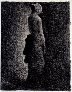 The Black Knot Blyanttegning av Georges Seurat (1859-1891) Rundt 1882 Dim. 0,31 x 0,23 m Paris. Orsay museum