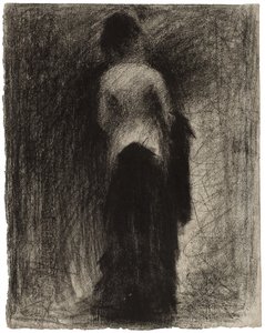Promenaden, ca. 1882 av Georges Pierre Seurat