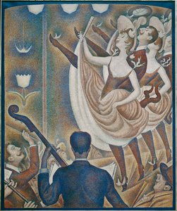 Boksen-boksen (olje på lerret) av Georges Pierre Seurat