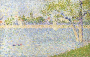 Seinen sett fra Grande Jatte. 1888 av Georges Seurat