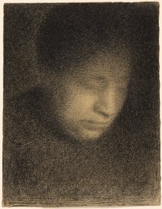 Madame Seurat, kunstnerens mor (Madame Seurat, mère) av Georges Seurat