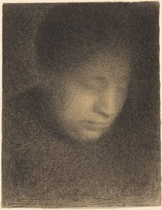 Madame Seurat, kunstnerens mor av Georges Seurat