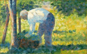 Gartneren, 1882-83 av Georges Seurat