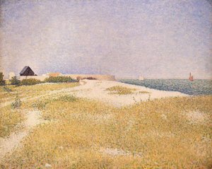 Utsikt over Fort Samson, 1885 av Georges Seurat