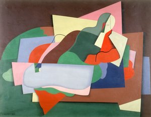 Reclining Man, 1925 (olje)