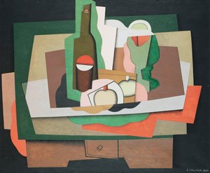 Stilleben på et bord; Stilleben på et bord, 1925