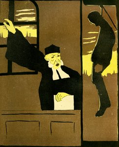 Belgisk dommer som dømte en mann til å bli hengt, 1904.