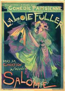 Loie Fuller som Salome, 1895.