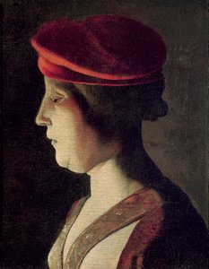 Hodet til en kvinne av Georges de La Tour