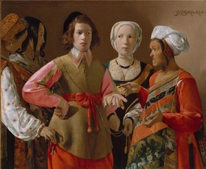 The Fortune Teller, ca. 1635 (olje på lerret) av Georges de La Tour