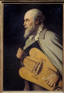 Den gamle mannen. Maleri av Georges De La Tour (1593-1652) av Georges de La Tour
