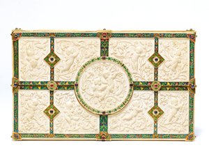 Sjelden seddelholder for Boucheron, 1893 av Georges le Sache