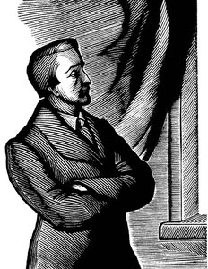 Heinrich Heine , tysk poet fra 1800-tallet, 1934. av Georgi Yecheistov