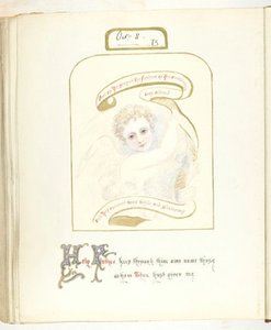 Uten tittel [kerub og religiøs tekst], 185568.