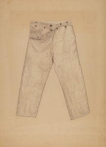Hjemmespunnede ridebukser av Georgine E. Mason