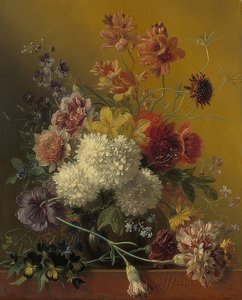 Stilleben med blomster