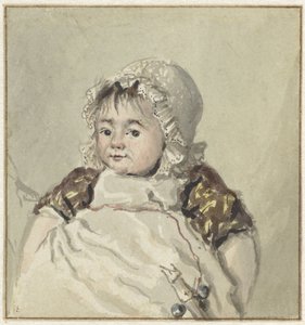 Portrett van Cornelia Johanna van Os av Georgius Jacobus Johannes van Os