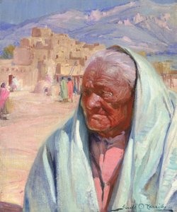 Antonio Concha, Old Man of Taos, 1924. av Gerald Cassidy