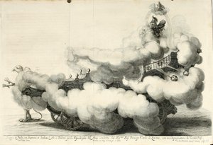 Seiersslaget om luft og vann. Feiring til hest - Vognen (1667) av Gerard Bouttats