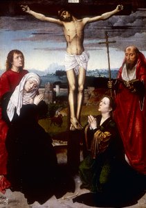 Korsfestelse, tidlig på 1500-tallet av Gerard David