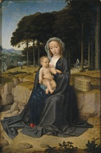 Hvil på flukten til Egypt, ca 1515 av Gerard David