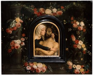 Klagesangen over den døde Kristus, slutten av 1400- eller begynnelsen av 1500-tallet av Gerard David