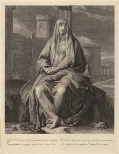 Portrett av Charles-Maurice Le Tellier av Gérard Edelinck