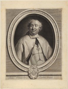 Portrett av Nicolas Parfaict av Gérard Edelinck