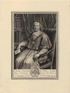 Portrett av Raimond Poisson av Gérard Edelinck