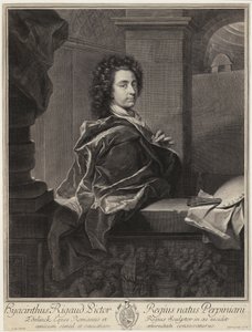 Portrett av Tizian av Gérard Edelinck