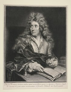 Portrett av Antoine Coypel av Gérard Edelinck