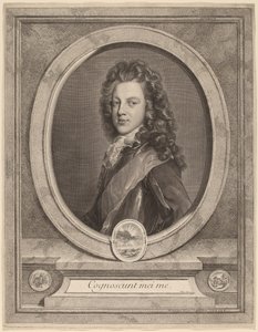 James III, prins av Wales av Gerard Edelinck after François de Troy