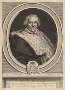 Remi Du Laura av Gerard Edelinck after Jacob van Oost II