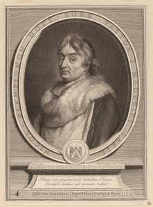 Nicolas de Blampignon av Gerard Edelinck after Joseph Vivien