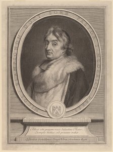 Nicolas de Blampignon av Gerard Edelinck after Joseph Vivien