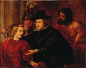 Filip IV av Spania 1605-1665 sender ut sin bror kardinal-Infante Ferdinand av Østerrike 1609-1 av Gerard . Seghers
